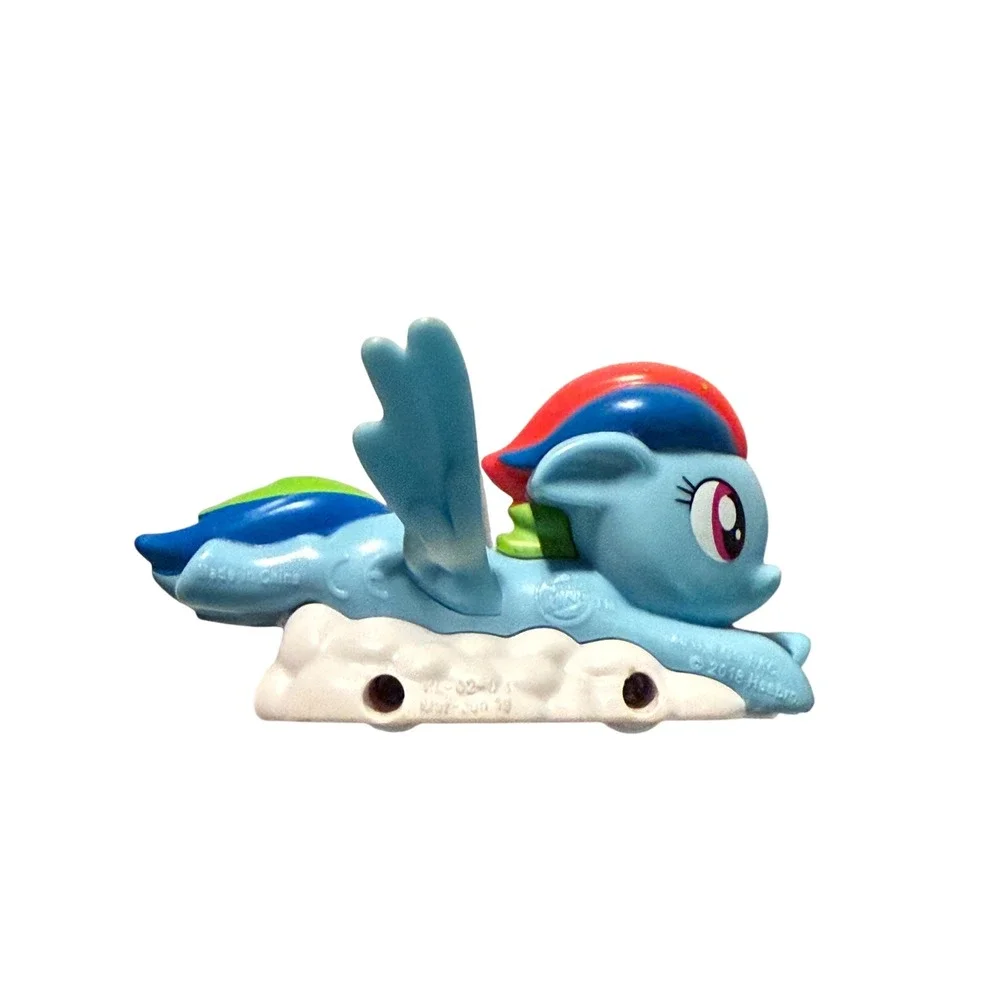 My Little Pony Rainbow Dash Flying Cloud Roller Figure Hasbro 2018 Blue Pegasus‎